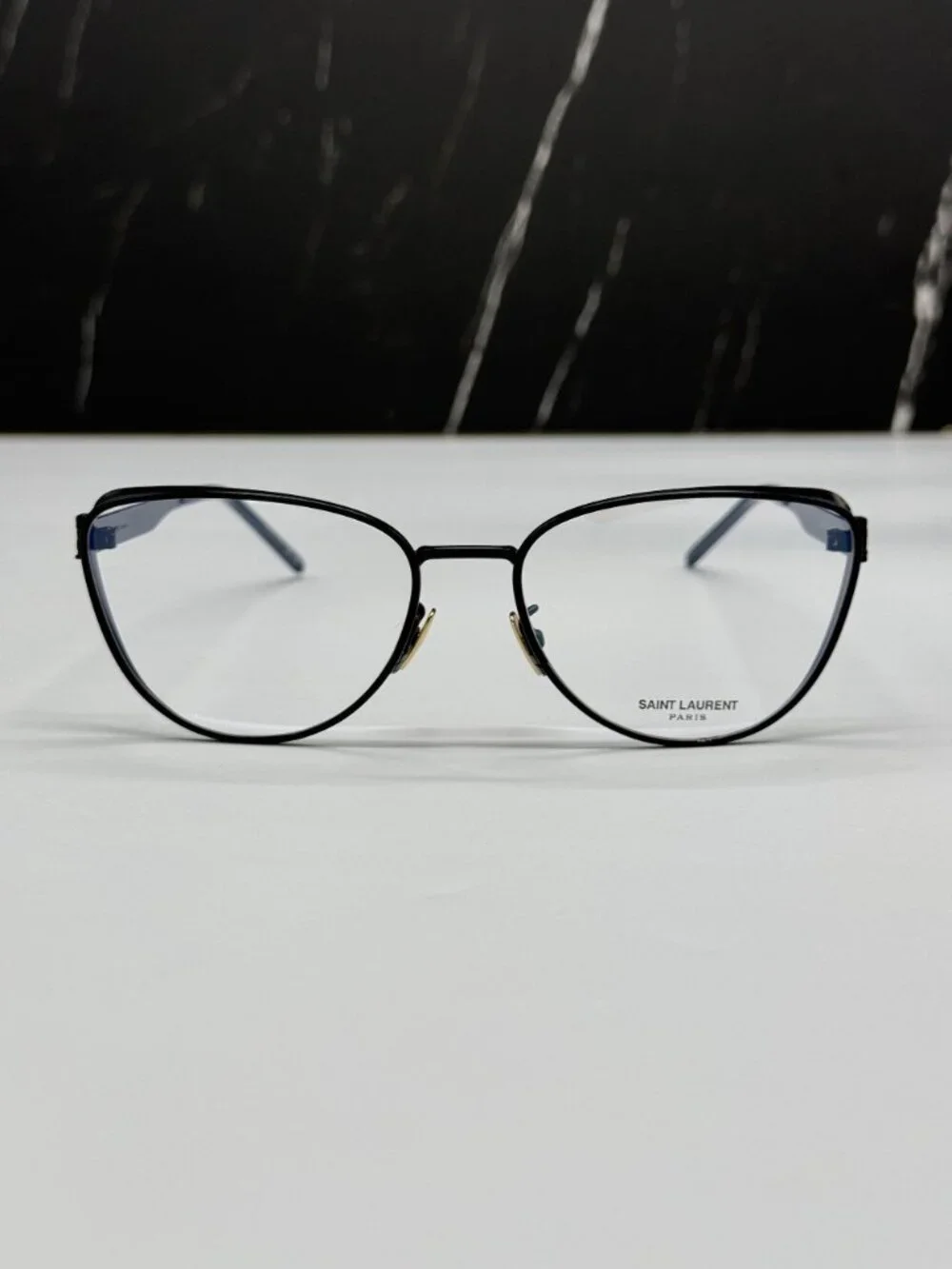 NEW SAINT LAURENT SLM92 003 EYEGLASSES WOMEN CAT EYE BLACK EYEWEAR SL M92